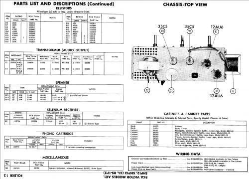 SHP12 Ch= RS-172; RCA RCA Victor Co. (ID = 637838) R-Player