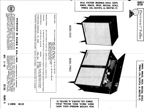 STA2 Ch= RC-1192A; RCA RCA Victor Co. (ID = 582739) Radio