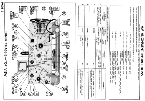 STA2 Ch= RC-1192A; RCA RCA Victor Co. (ID = 582741) Radio