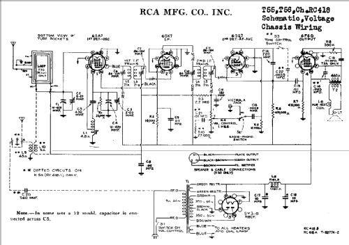 T56 Ch= RC-418; RCA RCA Victor Co. (ID = 922727) Radio