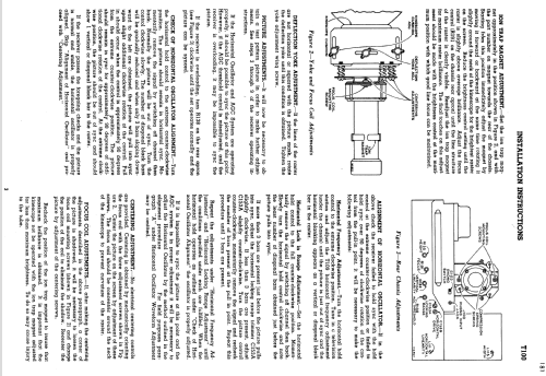 T-100 Ch= KCS38; RCA RCA Victor Co. (ID = 1198991) Television