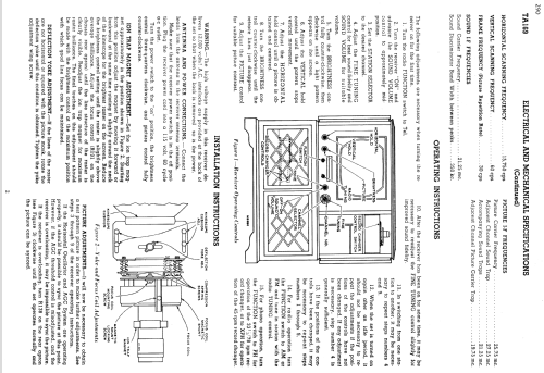 TA169 Ch= KCS43 & Ch= RK135D; RCA RCA Victor Co. (ID = 1393595) TV Radio