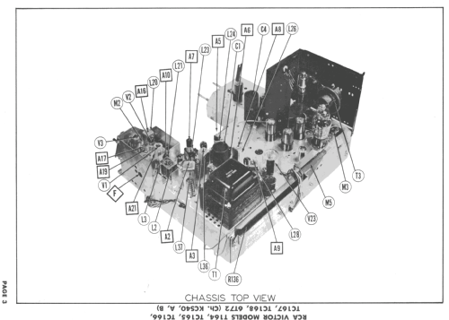 TC166 Ch= KCS40A; RCA RCA Victor Co. (ID = 732723) Television