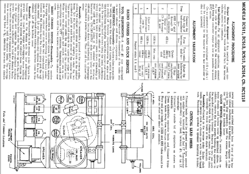 Telechron 2C511; RCA RCA Victor Co. (ID = 923403) Radio