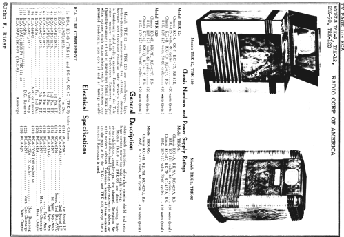 TRK-120 TV-Combination; RCA RCA Victor Co. (ID = 660481) TV Radio