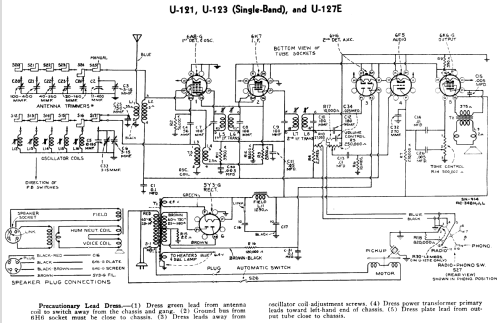 U127E Ch= RC-348L; RCA RCA Victor Co. (ID = 983173) Radio