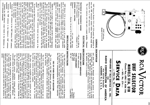 U1A Ch= KRK19; RCA RCA Victor Co. (ID = 1242813) Converter