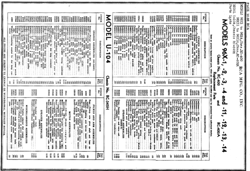 U-104 Ch= RC-345H; RCA RCA Victor Co. (ID = 186148) Radio
