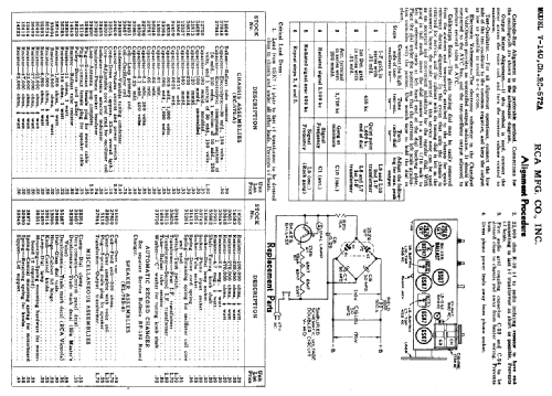 V-140 Ch= RC-572-A; RCA RCA Victor Co. (ID = 946937) Radio