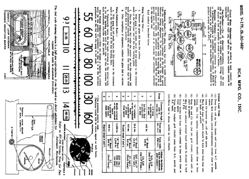 V-175 Ch= RC-582; RCA RCA Victor Co. (ID = 946934) Radio