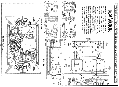 VFT74L Ch= RS-210A; RCA RCA Victor Co. (ID = 193584) Ampl/Mixer