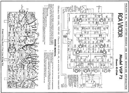 VGP72 Ch= RS-216A; RCA RCA Victor Co. (ID = 200168) R-Player