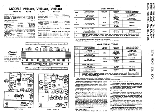 VHR202 Ch= RC-548; RCA RCA Victor Co. (ID = 947777) Radio