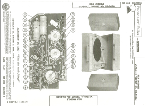 VLP 36 Ch= RS-243A; RCA RCA Victor Co. (ID = 1448274) R-Player