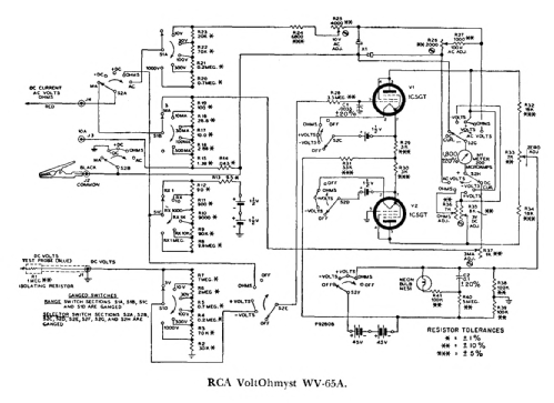 VOLTOHMYST WV-65A; RCA RCA Victor Co. (ID = 3080452) Equipment