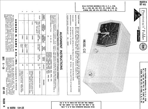 X1 Ch= RC-1188; RCA RCA Victor Co. (ID = 608583) Radio