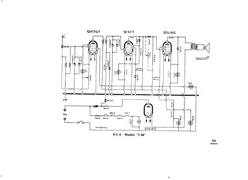 X-44; RCA, Corporacion de (ID = 2098205) Radio