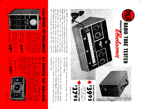 RCA-Rider Chanalyst TS-303/AG; RCA Radiomarine (ID = 546092) Equipment