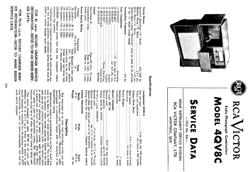 4QV8C Ch= RC620A; RCA Victor (ID = 2231314) Radio