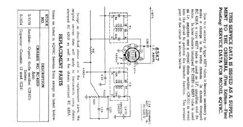 4QV8C Ch= RC620D; RCA Victor (ID = 2231916) Radio