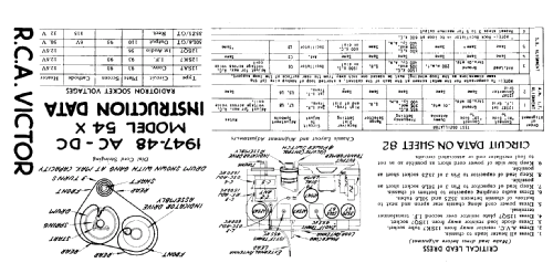 54X ; RCA Victor (ID = 823246) Radio