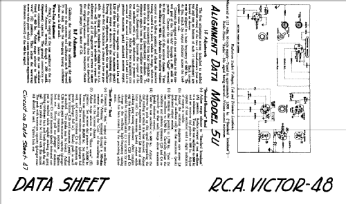 Victrola 5U ; RCA Victor (ID = 819985) Radio