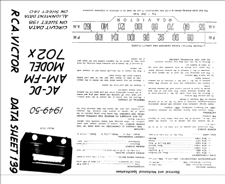 702X ; RCA Victor (ID = 832620) Radio