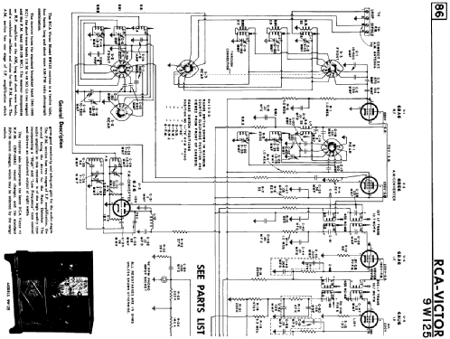 9W125 ; RCA Victor (ID = 2156010) Radio