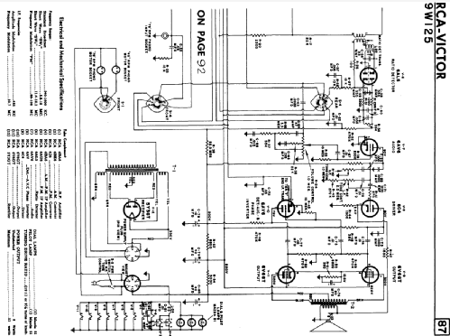 9W125 ; RCA Victor (ID = 2156011) Radio