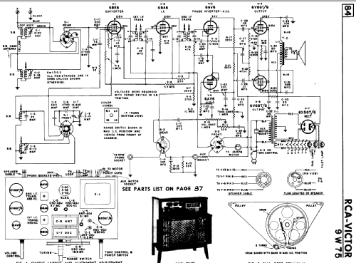 9W75 ; RCA Victor (ID = 2157915) Radio