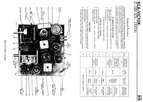 C-123 Ch= RC1157A; RCA Victor (ID = 2305394) Radio