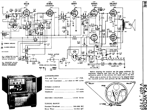 V607 ; RCA Victor (ID = 2143572) Radio