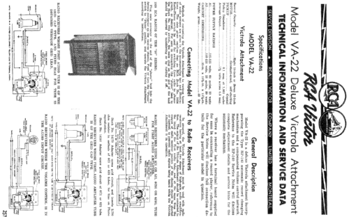 VA-22 ; RCA Victor (ID = 2237472) Ton-Bild