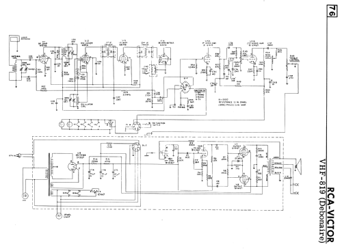 VHF-819 Debonaire ; RCA Victor (ID = 2270465) Radio