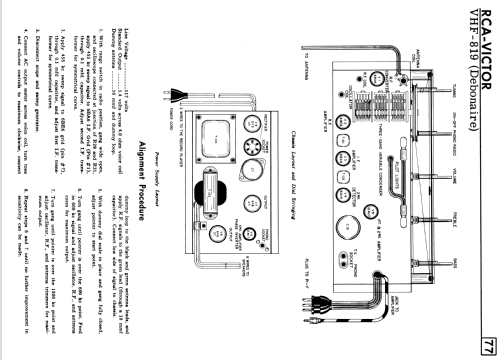 VHF-819 Debonaire ; RCA Victor (ID = 2270466) Radio