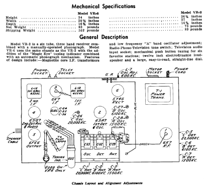 VR6 ; RCA Victor (ID = 594620) Radio