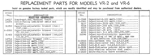 VR6 ; RCA Victor (ID = 594626) Radio