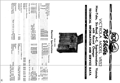 Victrola VR-52 ; RCA Victor (ID = 2225138) Radio