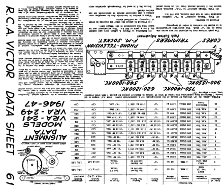 VRA241 ; RCA Victor (ID = 820992) Radio