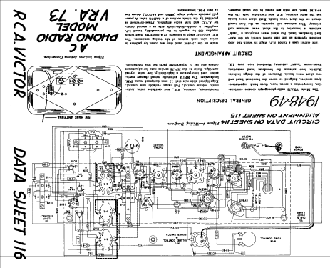 VRA-73 ; RCA Victor (ID = 829209) Radio