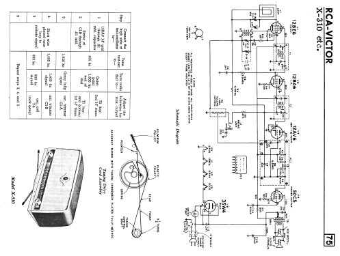 X-310 ; RCA Victor (ID = 2347310) Radio