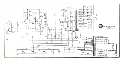 Unitá di potenza UP 60; RCF; Reggio Emilia (ID = 2546931) Ampl/Mixer