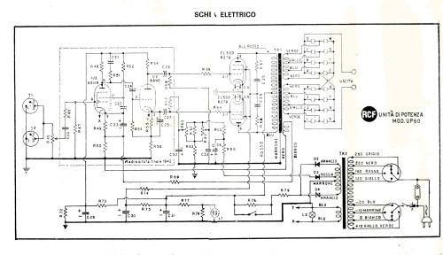 Unitá di potenza UP 60; RCF; Reggio Emilia (ID = 2108635) Ampl/Mixer