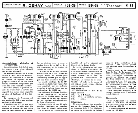 RD5-35; RD Radio, Éts. R. (ID = 2142503) Radio