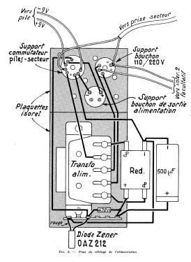 Alimentation secteur pour Tuner-Mesa ; Recta; Paris (ID = 2743785) A-courant