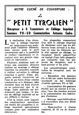 Petit Tyrolien ; Recta; Paris (ID = 2732085) Radio