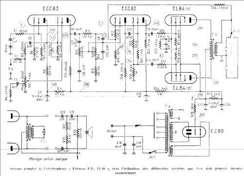 Virtuose PP12-58; Recta; Paris (ID = 517200) Ampl/Mixer