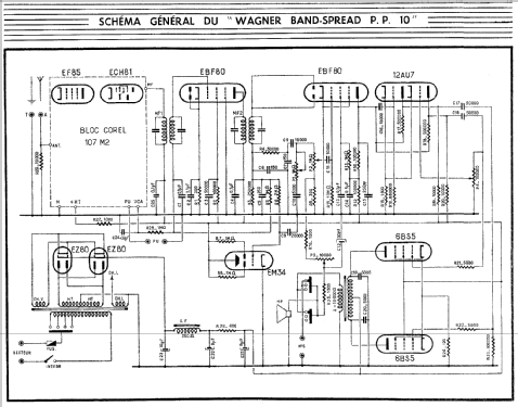 Wagner Band-Spread PP 10; Recta; Paris (ID = 455274) Radio