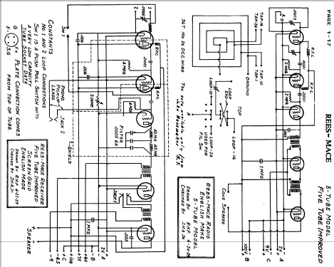 5 tube ; Rees-Mace, London (ID = 381929) Radio