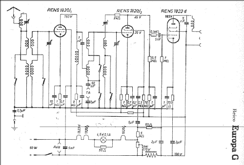 Europa Combination G; Reico Radio, Max (ID = 5434) Radio